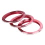 3 PCS Car Aluminum Air Conditioner Knob Case For ATENZA(Red)