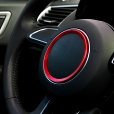 Кольцо для украшения рулевого колеса автомобиля для Audi (красный)