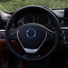Автомобильное алюминиевое рулевое рулевое кольцо для Volkswagen (синий)