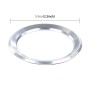 Car Aluminum Steering Wheel Decoration Ring For Volkswagen(Silver)