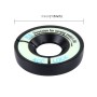 Car Aluminum Igniter Night Luminous Decoration Ring For Audi And Volkswagen(Black)