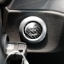 Car Carbon Fiber Engine Start Button Decoration Cover Trim for BMW E Chassis (Black)