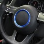 Car Auto Steering Wheel Ring Cover Trim Sticker Decoration for Audi A4L / A3 / A5 2017-2019(Blue)