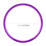 Car Auto Steering Wheel Ring Cover Trim Sticker Decoration for Audi A4L / A3 / A5 2017-2019(Purple)