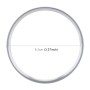 Car Auto Steering Wheel Ring Cover Trim Sticker Decoration for Audi A4L / A3 / A5 2017-2019(Silver)