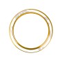 Car Engine Start Key Push Button Ring Trim Aluminum Alloy Sticker Decoration for Audi(Gold)