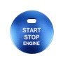 3D Aluminum Alloy Engine Start Stop Push Button Cover Trim Decorative Sticker for Mazda(Blue)