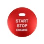 3D Aluminum Alloy Engine Start Stop Push Button Cover Trim Decorative Sticker for Mazda(Red)