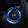 Car Engine Start Key Push Button Ring Trim Aluminum Alloy Sticker Decoration for Mazda(Blue)