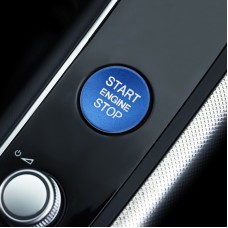 Автомобильный двигатель запуск ключа кнопку кнопки обрезка алюминиевая сплава наклеек