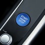 Car Engine Start Key Push Button Cover Trim Aluminum Alloy Sticker Decoration for Audi(Blue)