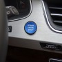 Car Engine Start Key Push Button Cover Trim Aluminum Alloy Sticker Decoration for Audi(Blue)