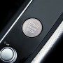 Car Engine Start Key Push Button Cover Trim Aluminum Alloy Sticker Decoration for Audi(Silver)