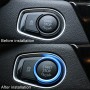Car Engine Start Key Push Button Ring Trim Aluminum Alloy Sticker Decoration for BMW(Blue)