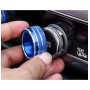 3 PCS Car Aluminum Alloy Air Conditioner Knob Case for Honda Tenth Generation Accord(Blue)