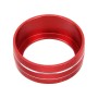 3 PCS Car Aluminum Alloy Air Conditioner Knob Case for Honda Tenth Generation Accord(Red)