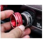 3 PCS Car Aluminum Alloy Air Conditioner Knob Case for Honda Tenth Generation Accord(Red)