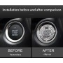Car Engine Start Key Push Button Cover Trim Sticker Decoration for Mazda