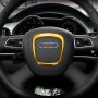 Car Auto Steering Wheel Decorative Ring Cover Trim Sticker Decoration for Audi(Gold)