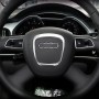 Автомобильное управляющее колесо декоративное кольцевое покрытие отделка наклейка для Audi (серебро)