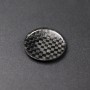 Car Engine Start Key Push Button Cover Trim Carbon Fiber Sticker Decoration for BMW F / G Chassis (Black)