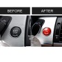 Car Engine Start Key Push Button Cover Trim Carbon Fiber Sticker Decoration for BMW F / G Chassis (Red)