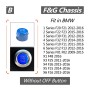 Car Engine Start Key Push Button Cover for BMW G / F Chassis, without Start and Stop (Blue)