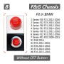 Car Engine Start Key Push Button Cover for BMW G / F Chassis, without Start and Stop (Red)