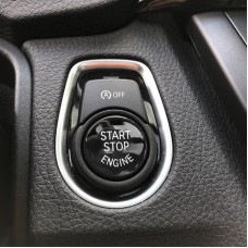 Автомобильный двигатель запуск ключа кнопки для шасси BMW G / F, с началом и остановкой (черный)