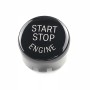Автомобильный двигатель запуск ключа кнопки для шасси BMW G / F, с началом и остановкой (черный)