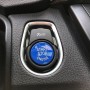 Car Engine Start Key Push Button Cover for BMW G / F Chassis, with Start and Stop (Blue)