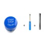 Car Engine Start Key Push Button Cover for BMW G / F Chassis, with Start and Stop (Blue)
