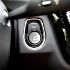 Автомобильный двигатель запуск ключа кнопки для шасси BMW G / F, с началом и остановкой (серебро)