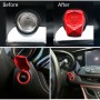 Car Engine Start Key Push Button Protective Cover (Orange)