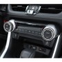 2 PCS Car Aluminum Alloy Air Conditioner Knob Case for Toyota RAV4 / Wildlander (Black)