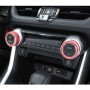 2 ПК. Автомобильный алюминиевый сплав с сплавным кондиционером корпус для Toyota Rav4 / Wildlander (красный)
