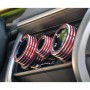 3 PCS Car Aluminum Alloy Air Conditioner Knob Case for Honda VEZEL / XR-V / Fit / GIENIA / City(Red)