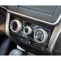 3 PCS Car Aluminum Alloy Air Conditioner Knob Case for Honda VEZEL / XR-V / Fit / GIENIA / City(Silver)