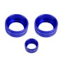 3 PCS Car Metal Air Conditioner Knob Case for Honda AVANCIER / URV (Blue)