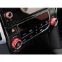 3 PCS Car Metal Air Conditioner Knob Case for Honda AVANCIER / URV (Red)