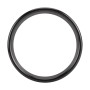 4 ПК. Автомобильный металлический воздух декоративное кольцо на улице для Audi A3 / S3 / Q2L (черный)