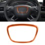 Car Auto Steering Wheel Ring Cover Trim Sticker Decoration for Audi (Orange)