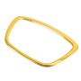 Car Auto Steering Wheel Ring Cover Trim Sticker Decoration for Audi (Gold)
