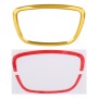 Car Auto Steering Wheel Ring Cover Trim Sticker Decoration for Audi (Gold)