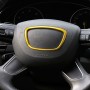 Car Auto Steering Wheel Ring Cover Trim Sticker Decoration for Audi (Gold)