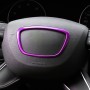 Автомобильное рулевое рулевое рулевое кольцевое покрытие отделка наклейка для Audi (Purple)