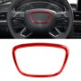 Car Auto Steering Wheel Ring Cover Trim Sticker Decoration for Audi (Red)