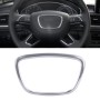 Car Auto Steering Wheel Ring Cover Trim Sticker Decoration for Audi (Silver)