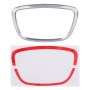 Car Auto Steering Wheel Ring Cover Trim Sticker Decoration for Audi (Silver)