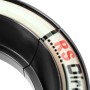 For Ford Fluorescent Aluminum Alloy Ignition Key Ring, Inside Diameter: 3.2cm (Black)